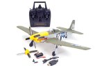RC Plane P-51D Mustang Green 4CH 500MM Brushless With Gyro RTF (image for) RC Plane P-51D Mustang Green 4CH 500MM Brushless With Gyro RTF